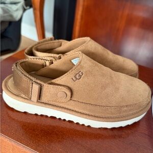Kids UGG Tan Suede Casual Loafers